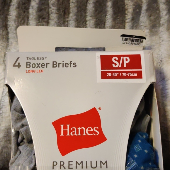 Hanes Premium Men's Stretch Long Leg Boxer Briefs - Picture 2 of 3